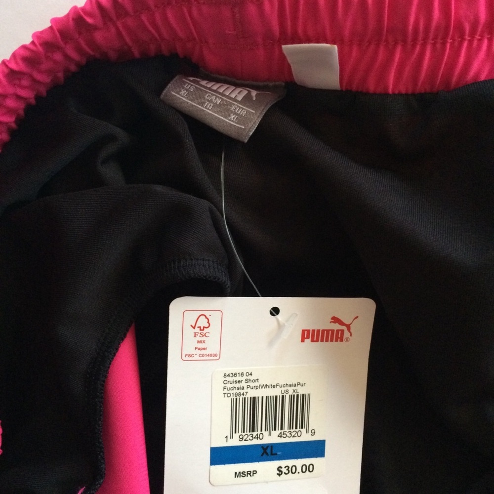 Puma hot pink workout shorts - Picture 6 of 7